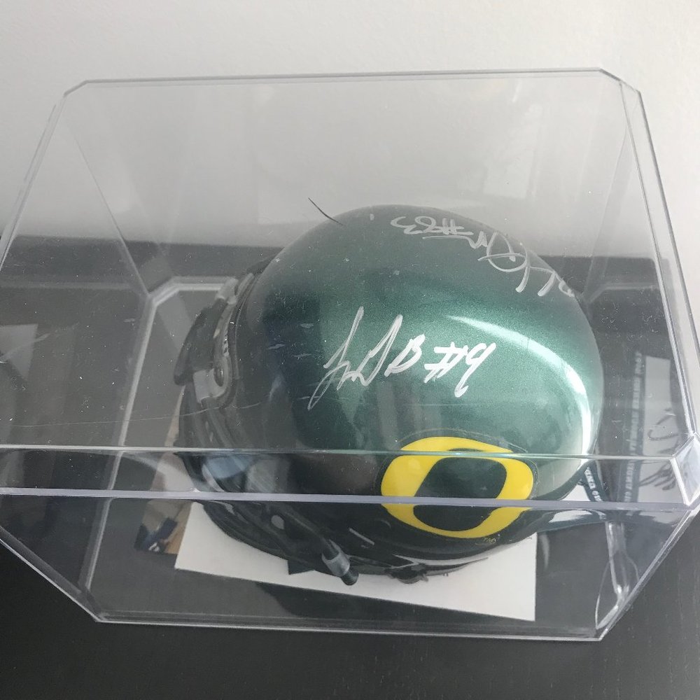 Oregon Ducks 2010 Senior Bowl Signed Helmet